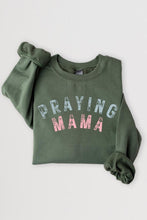 Load image into Gallery viewer, Praying Mama Christian Graphic Fleece Sweatshirts