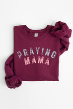 Load image into Gallery viewer, Praying Mama Christian Graphic Fleece Sweatshirts