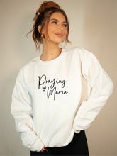Load image into Gallery viewer, Praying Mama Premium Crewneck Sweatshirt