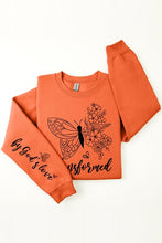Load image into Gallery viewer, Cre8ed2luv&#39;s Transformed Faith Sleeve Graphic Fleece Sweatshirt