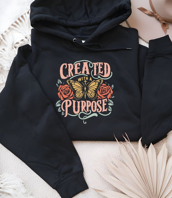 Cre8ed2luv's Created with Purpose PLUS Graphic Hoodie