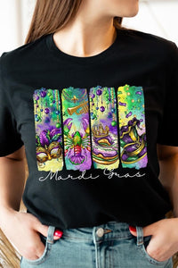Cre8ed2luv's Mardi Gras Madness Graphic Tee
