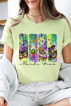 Load image into Gallery viewer, Cre8ed2luv&#39;s Mardi Gras Madness Graphic Tee