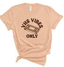 Load image into Gallery viewer, Cre8ed2luv&#39;s VHS Vibes Only Graphic Tee