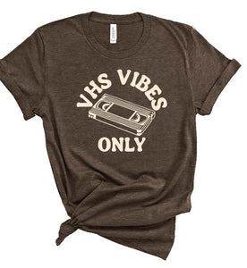 Cre8ed2luv's VHS Vibes Only Graphic Tee