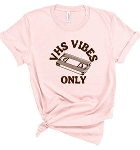 Cre8ed2luv's VHS Vibes Only Graphic Tee