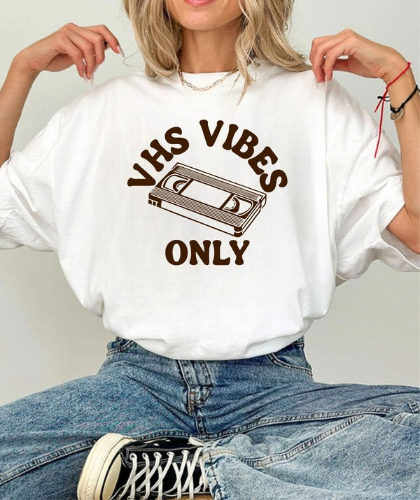 Cre8ed2luv's VHS Vibes Only Graphic Tee