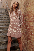 Load image into Gallery viewer, Wild About You Leopard-print Knit Mini Skirt (Taupe)