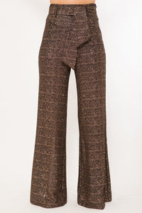 Finishing Touch Shiny Paillette Pants