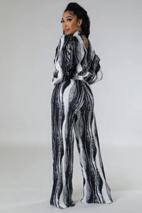 Perfect Storm Striped Two-piece Set