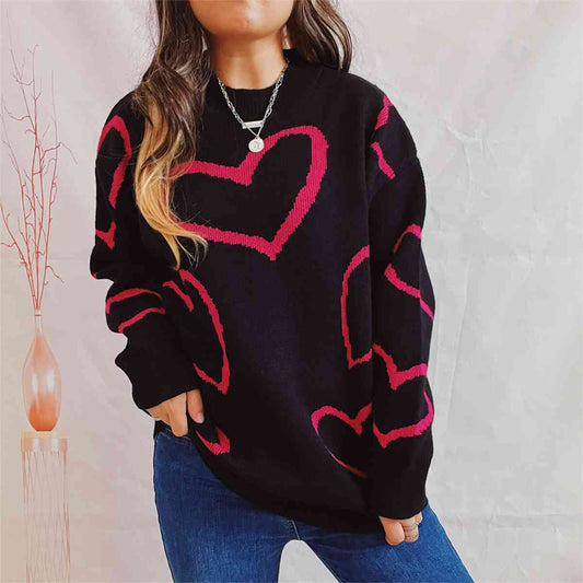 Cre8ed2luv's Heart Pattern Sweater