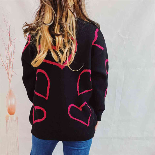 Cre8ed2luv's Heart Pattern Sweater